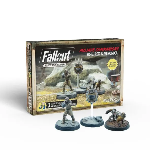 Fallout: Wasteland Warfare - Mojave Companions: Ed-E, Rex and Veronica