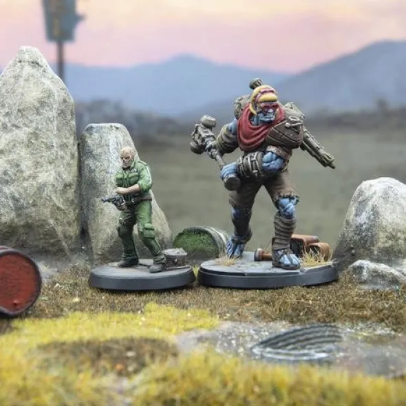 Fallout: Wasteland Warfare - Super Mutants Tabitha and Raul