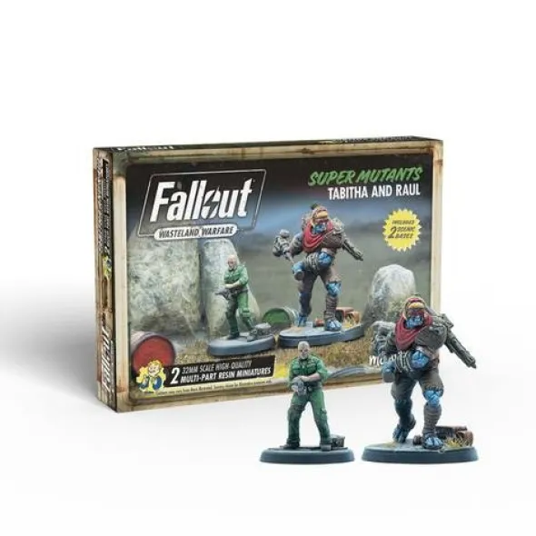 Fallout: Wasteland Warfare - Super Mutants Tabitha and Raul