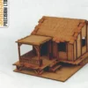 Far East - Low Planked-Style Village House