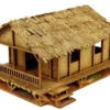 Far East - Low Woven Palm-Style Village House