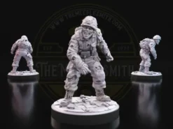 Figurine de Zombie Militaire - Le Soldat Rampant