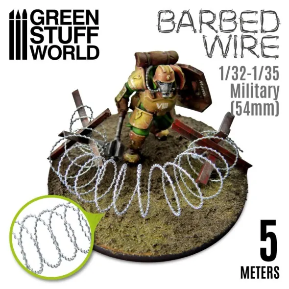 Fil Barbelé - 1/32-1/35 Militaire (54mm)