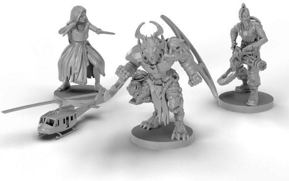 Final Girl Series 4 Feature Film: The Green Terror Miniatures