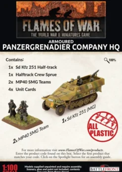Flames of War - Armoured Panzergrenadier Company HQ