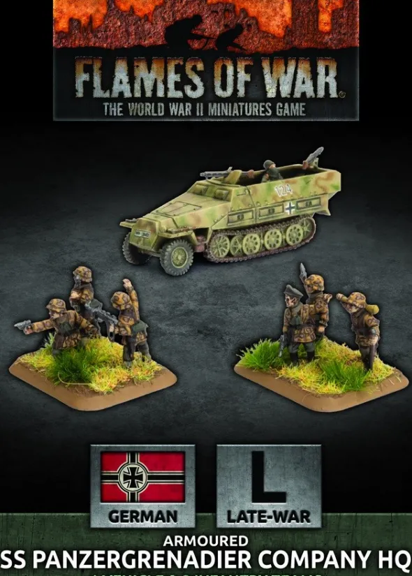 Flames of War - Armoured SS Panzergrenadier Company HQ