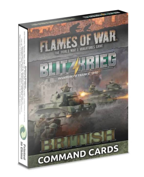 Flames of War - Blitzkrieg - British Command Cards - Limited Edition