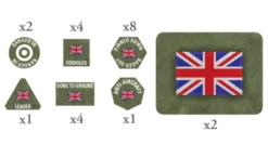 Flames of War - Blitzkrieg - British EW Tokens and Objectives