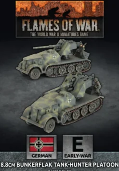 Flames of War - Blitzkrieg - 8.8cm Bunkerflak Tank-hunter Platoon
