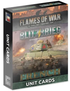 Flames of War - Blitzkrieg - French Unit Cards - Limited Edition
