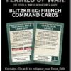 Flames of War - Blitzkrieg - French Command Cards - Limited Edition