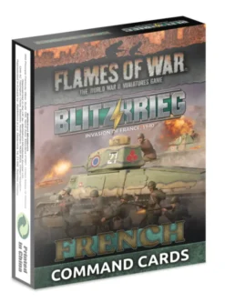 Flames of War - Blitzkrieg - French Command Cards - Limited Edition
