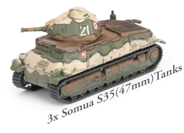 Flames of War - Blitzkrieg - French Char B1 bis Combat Company