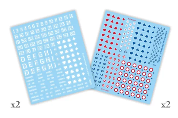 Flames of War - Blitzkrieg - French Early War Decal Set