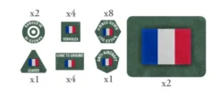 Flames of War - Blitzkrieg - French EW Tokens and Objectives