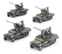 Flames of War - Blitzkrieg - German Sd Kfz 10/4 (2cm) Light AA Platoon