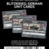 Flames of War - Blitzkrieg - German Unit Cards - Limited Edition