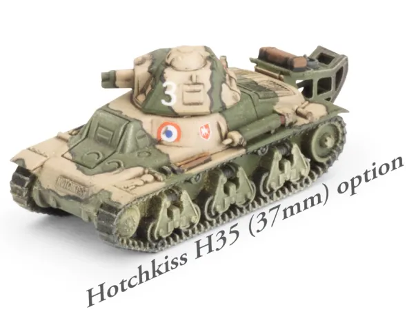 Flames of War - Blitzkrieg - Hotchkiss H35 & H39 Tank Platoon
