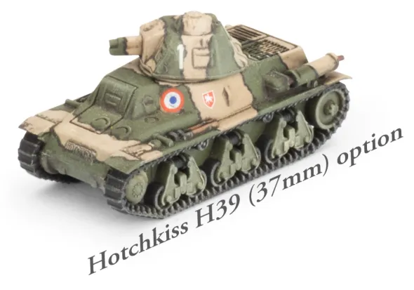 Flames of War - Blitzkrieg - Hotchkiss H35 & H39 Tank Platoon