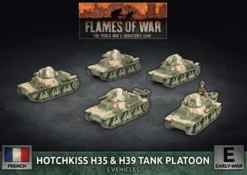 Flames of War - Blitzkrieg - Hotchkiss H35 & H39 Tank Platoon