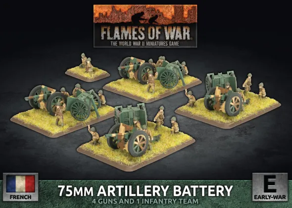 Flames of War - Blitzkrieg - 75mm Artillery Battery