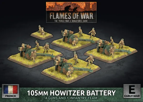 Flames of War - Blitzkrieg - 105mm Howitzer Battery
