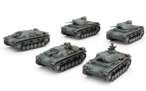 Flames of War - Blitzkrieg - Panzer III Tank Platoon
