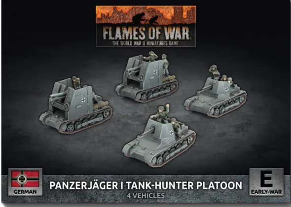 Flames of War - Blitzkrieg - Panzerjager I Anti-tank Platoon