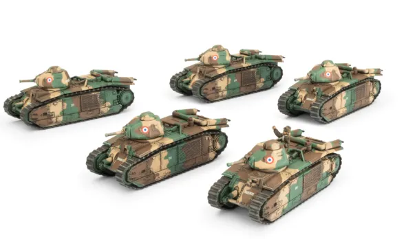 Flames of War - Blitzkrieg - Renault Char B1 Tank Platoon