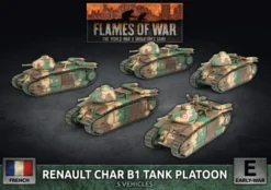 Flames of War - Blitzkrieg - Renault Char B1 Tank Platoon