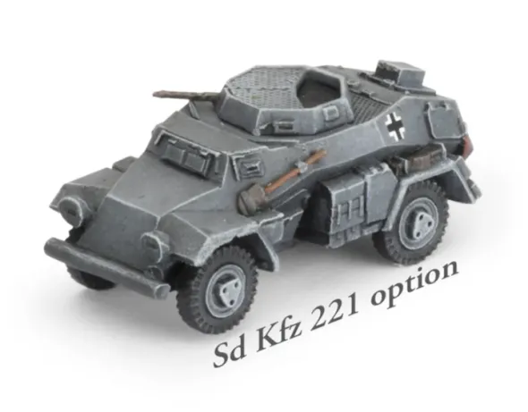 Flames of War - Blitzkrieg - Sd Kfz 222 / 221 Scout Troop