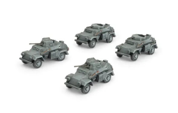 Flames of War - Blitzkrieg - Sd Kfz 222 / 221 Scout Troop
