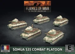 Flames of War - Blitzkrieg - Somua S35 Tank Platoon