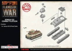 Flames of War - Blitzkrieg - Somua S35 Tank Platoon