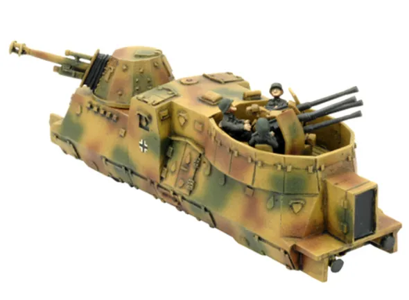 Flames of War - BP44 Armoured Train Anti-aircraft Car