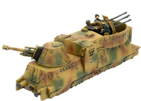 Flames of War - BP44 Armoured Train Anti-aircraft Car
