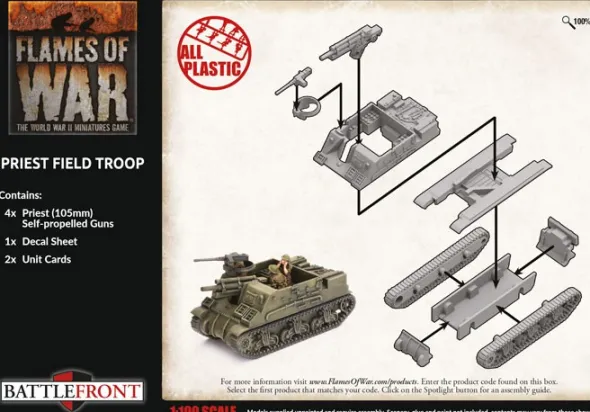 Flames of War - British - Priest Field Troop