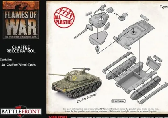 Flames of War - Chaffee Recce Patrol