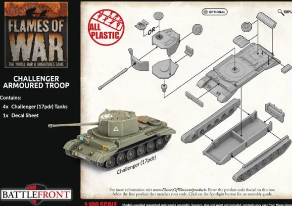 Flames of War - Challenger Armoured Troop