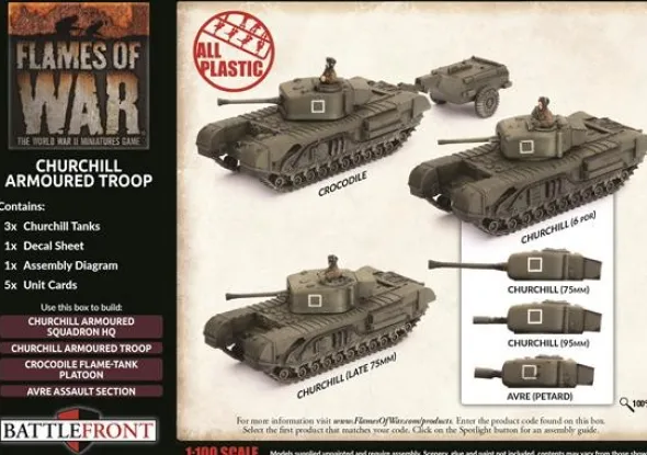Flames of War - Churchill Armoured Troop