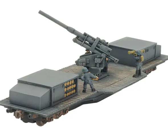 Flames of War - 10.5cm FlaK Railway Car