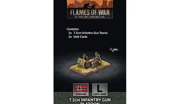 Flames of War - 7.5cm Infantry Gun Platoon