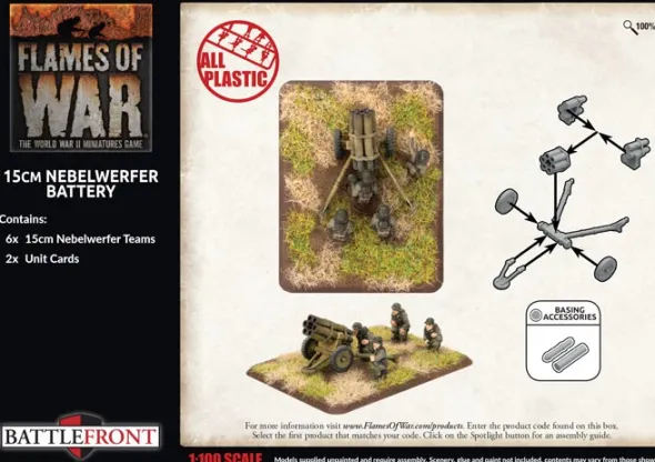 Flames of War - 15cm Rocket Launcher Battery