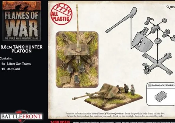 Flames of War - 8.8cm Tank-Hunter Platoon