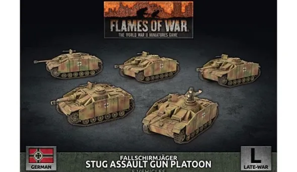 Flames of War - Fallschirmjager StuG Assault Gun Platoon