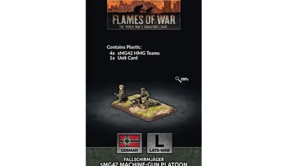 Flames of War - Fallschirmjäger HMG Platoon