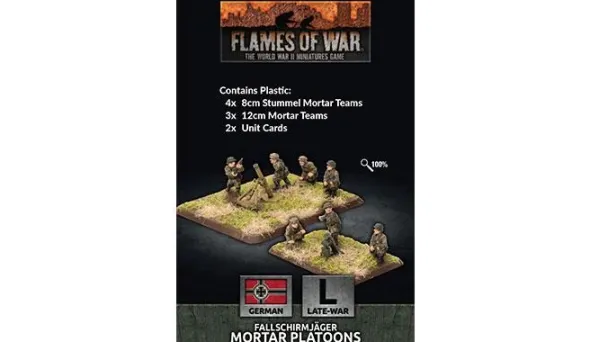 Flames of War - Fallschirmjäger 8cm-12cm Mortar Platoon