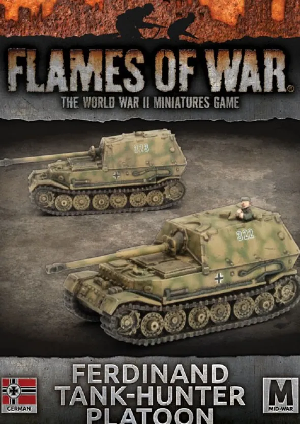 Flames of War - Ferdinand Tank-hunter Platoon