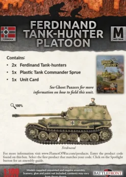 Flames of War - Ferdinand Tank-hunter Platoon