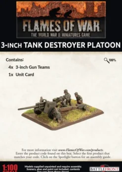 Flames of War - 3-inch Tank Destroyer Platoon